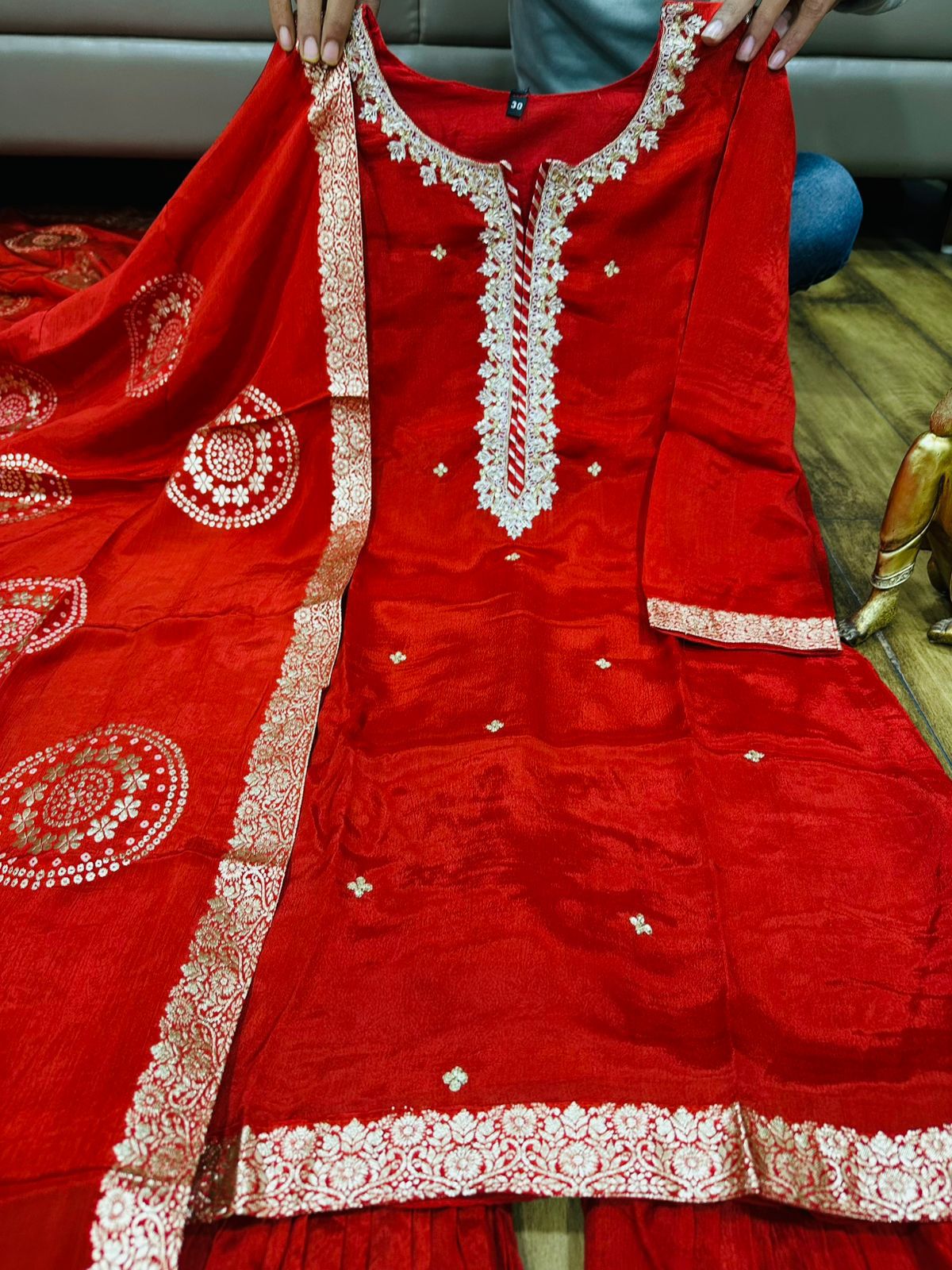 Chinon Kurta & Sharara Set